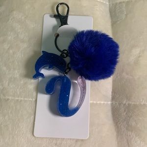 Letter V Keychain